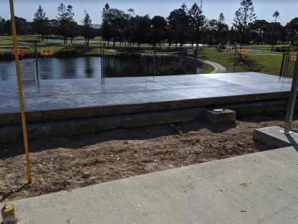 Pool Void Cover Installation at Sanctuary Cove